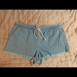 aerie Jean shorts